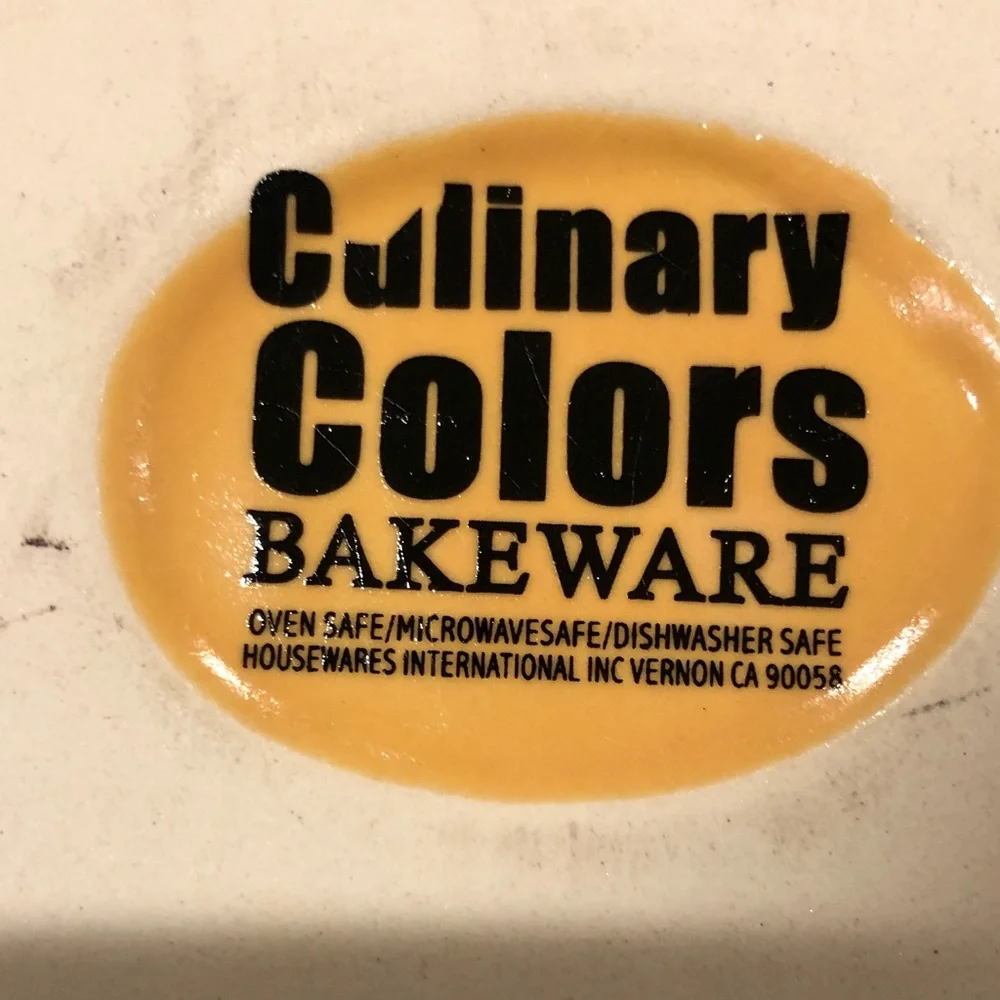 Vintage Culinary Colors Le Petite Bakers Ceramic Oval Baker